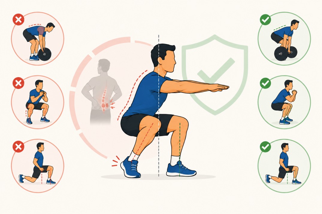 Common Workout Form Mistakes Beginners Make (And How to Fix Them Before They Hurt)